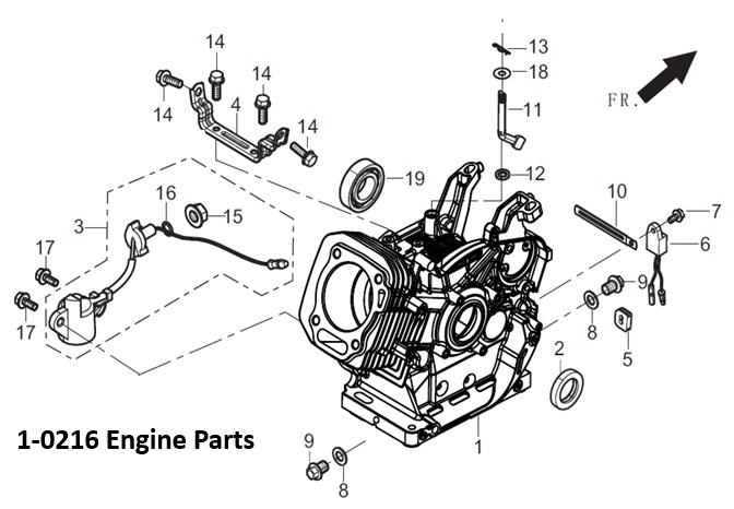 MITM  1-0216 engine repair parts